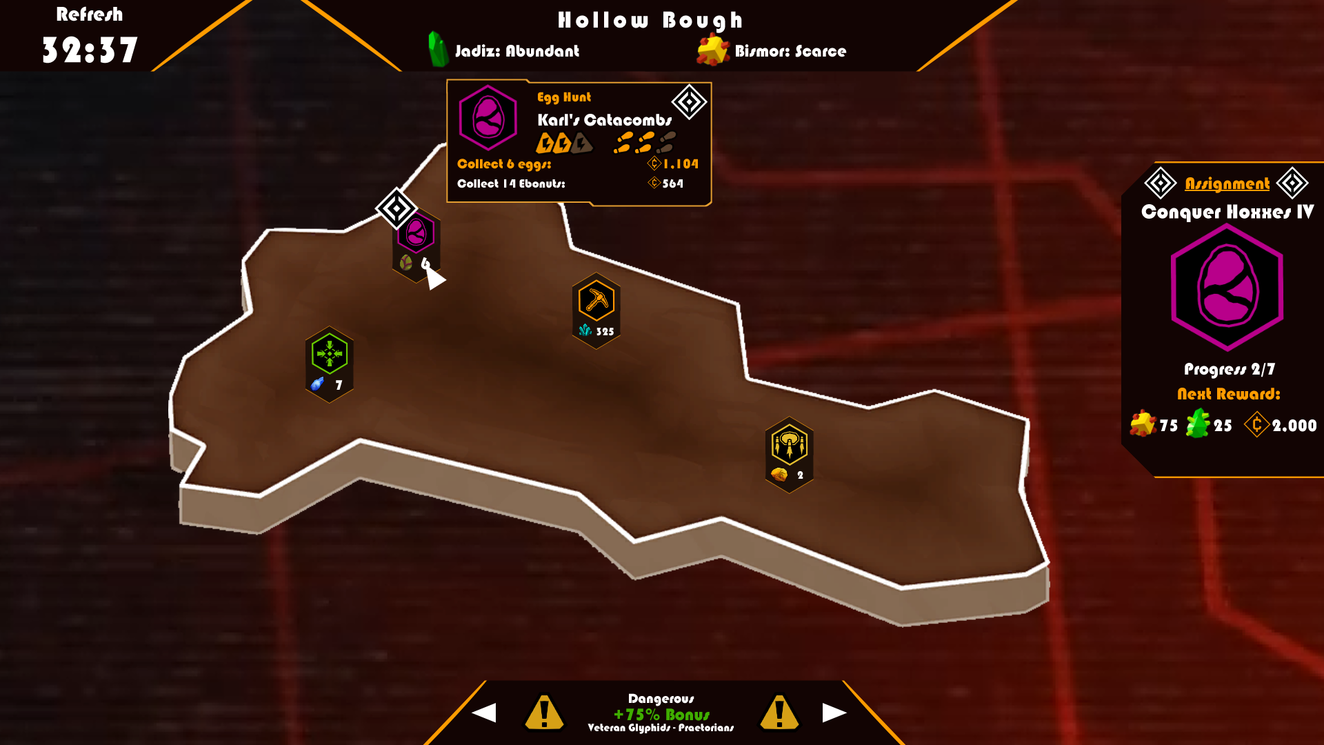 Mission Select UI